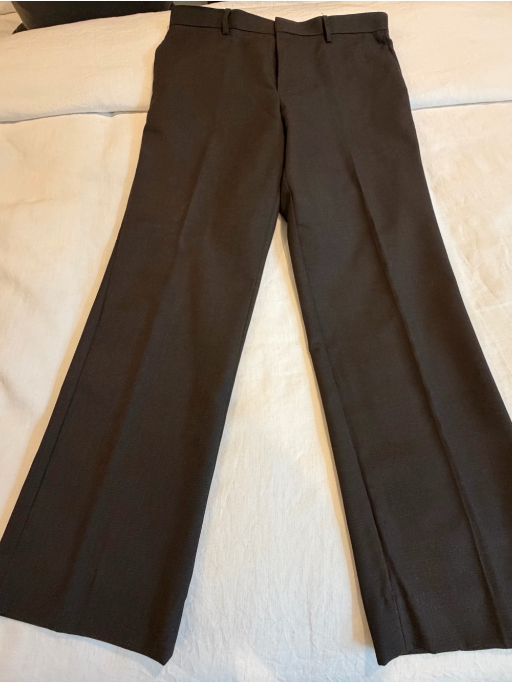 Banana Republic Black Wide-Leg Dress Pants